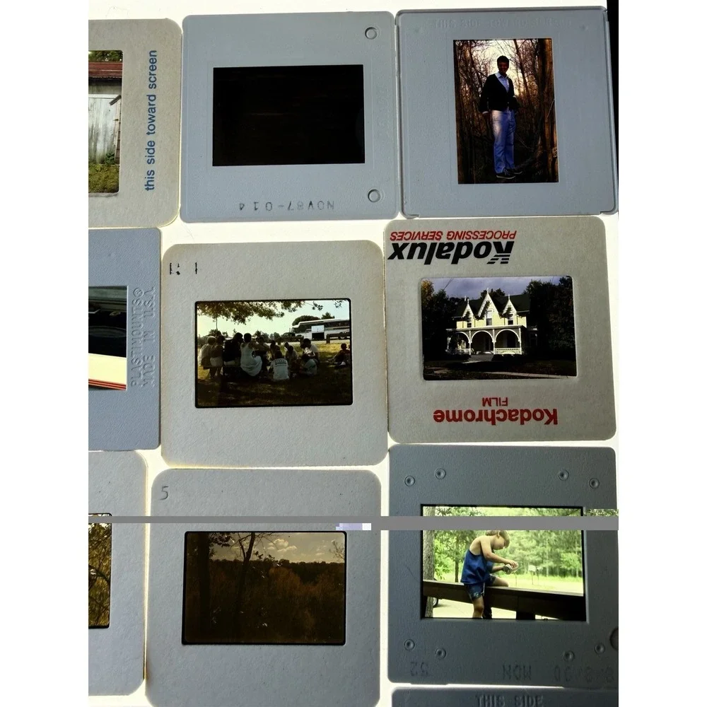 Vintage 35mm Slides Lot of 81 Color Unsearched Randomly Selected Variety